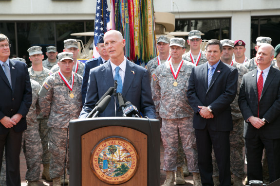 A federal court ruled the state's voter purge in 2012 violated federal voting laws. (Photo via FLGov.com)