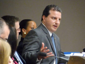  former state Rep. Jimmy Patronis, a Republican from Panama City who is now on the regulatory board that oversees energy in Florida, has been listed as ALEC's state chair. (House photo by Mark Foley)