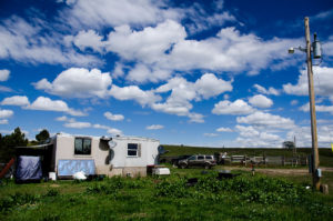 Tribes are concerned about the impact that legalizing marijuana might have on youth and communities that already struggle with addiction and drug abuse. Shown here is a home on the Pine Ridge Reservation in South Dakota. (Photo by Kelcie Johnson/News21.)